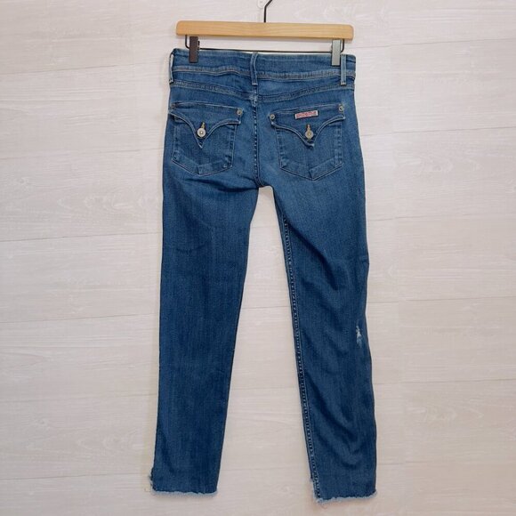Hudson Women's Cat Mid Rise Ankle Skinny Jean with Step Hem size 27 - Picture 7 of 7